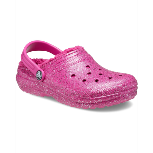 Crocs Kids Classic Lined Glitter Clog (Toddler)