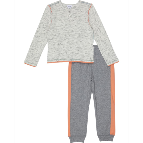 Splendid Littles Space Dye Long Sleeve Top & Pants Set (Toddler/Little Kids/Big Kids)