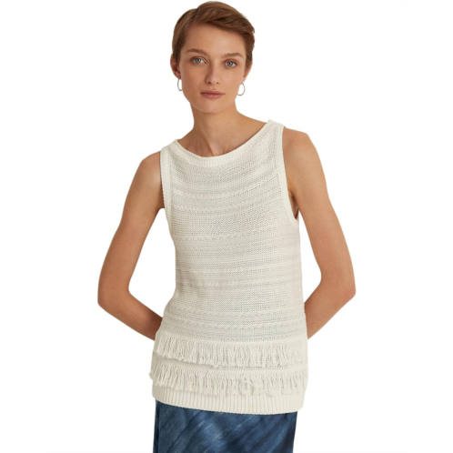 POLO Ralph Lauren Fringe-Trim Sleeveless Sweater