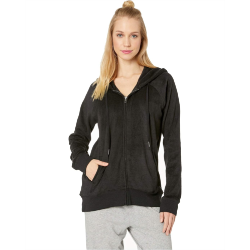 P.J. Salvage Silky Lounge Zip-Up Jacket