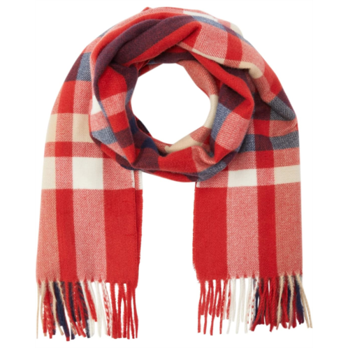 Badgley Mischka Recycled Soft Poly Plaid Scarf