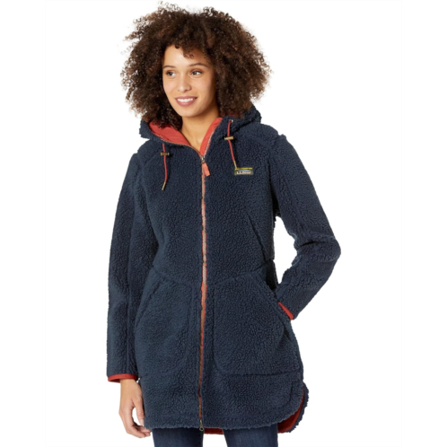 L.L.Bean Womens LLBean Mountain Pile Fleece Coat