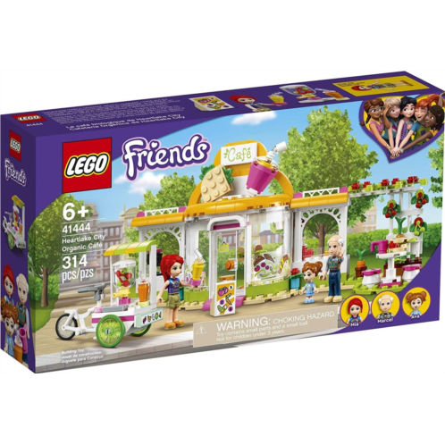 LEGO Friends Heartlake City Organic Cafe 41444 Building Kit; Modern Living Set for Kids Comes Friends Mia, New 2021 (314 Pieces)