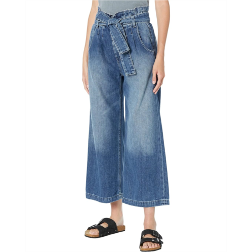 Hudson Jeans Cropped Wide Leg Trousers w/ Paper Bag in Dancehall