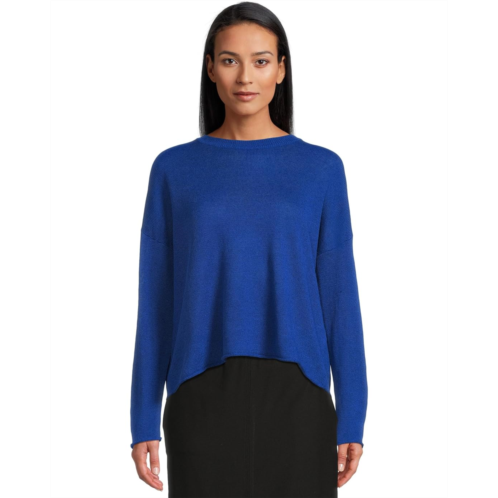 Womens Eileen Fisher Crew Neck Sweater