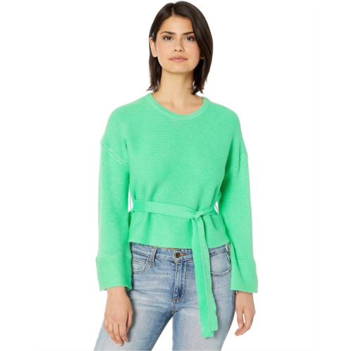 Steve Madden Woman In Love Ribbed Belted Sweater