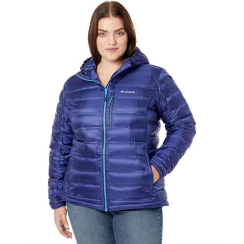 Columbia Plus Size Pebble Peak Down Hooded Jacket