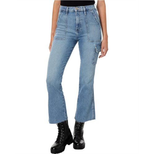 Hudson Jeans Utility Faye Ultra High-Rise Bootcut Crop in Celestial