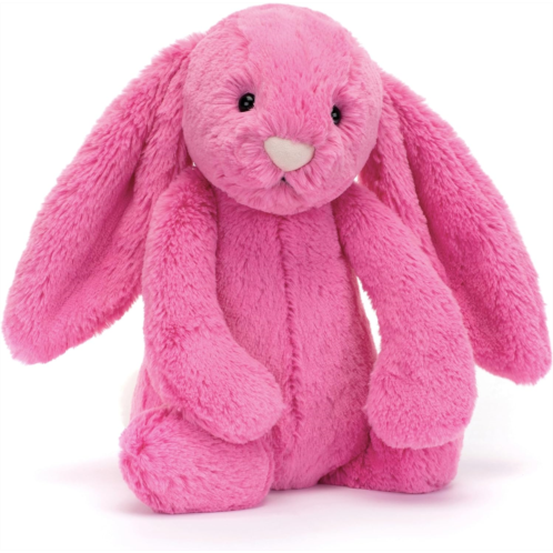 Jellycat Bashful Hot Pink Bunny Stuffed Animal Plush