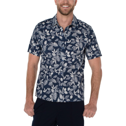 Mens Liverpool Los Angeles Short Sleeve Palm Print Shirt