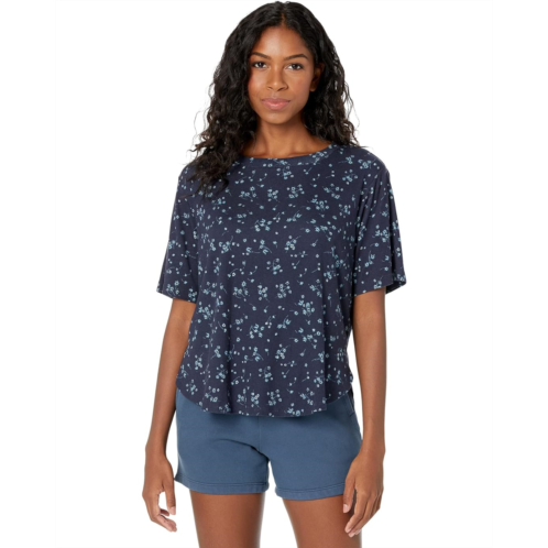 L.L.Bean Petite Restore Sleep Top Print