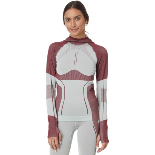 Womens adidas by Stella McCartney adidas by Stella McCartney TrueNature Ski Seamless Hooded Long Sleeve IW6368