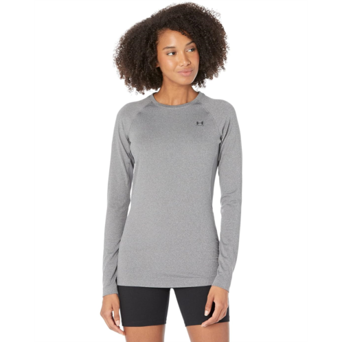 Womens Under Armour Authentics Long Sleeves Crew Neck T-Shirt