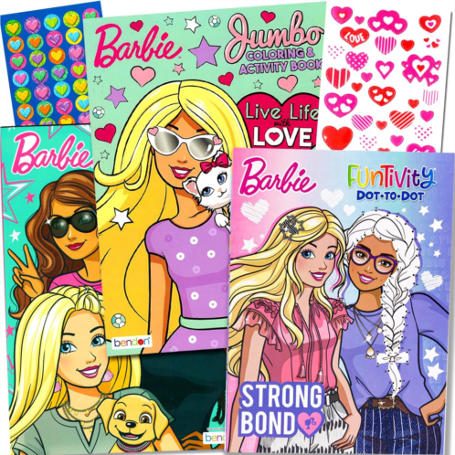 Generic Barbie Coloring and Activity Book Set for Kids, Girls, Toddlers ? Set of 3 Books with Stickers and More