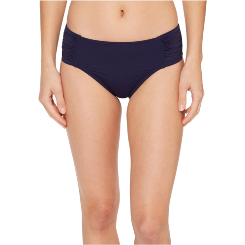 Womens Tommy Bahama Pearl High-Waist Side-Shirred Bikini Bottom