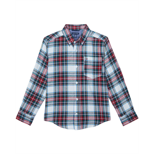Tommy Hilfiger Kids Multi Plaid Long Sleeve Button-Down Shirt (Big Kids)