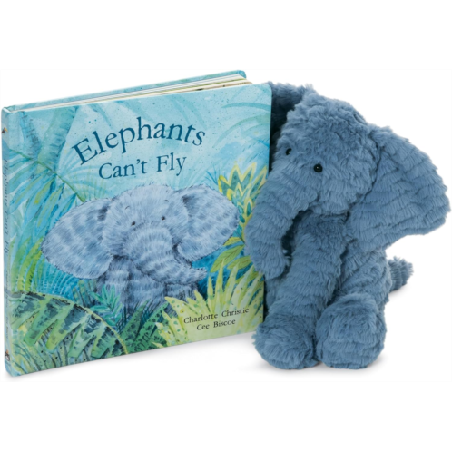 Jellycat Elephants Cant Fly Book and Fuddlewuddle Elephant