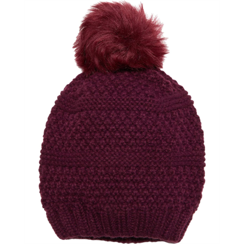 San Diego Hat Company Knit Beanie w/ Faux Fur Pom