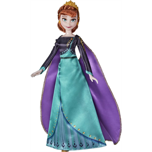 Disney Frozen Frozen Disneys 2 Queen Anna Fashion Doll, Dress, Shoes, and Long Red Hair, Toy for Kids 3 Years Old and Up
