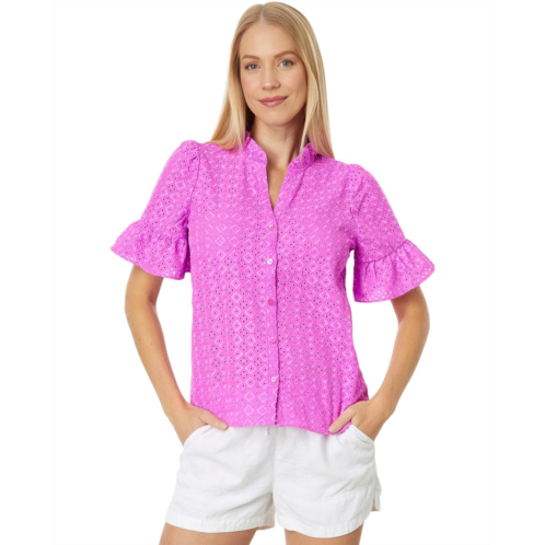 Lilly Pulitzer Calynn Eyelet Button-Down