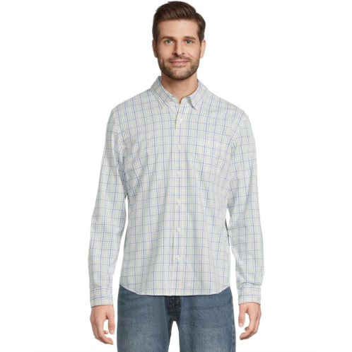 L.L.Bean Mens LLBean Comfort Stretch Performance Shirt Long Sleeve Slightly Fitted Plaid