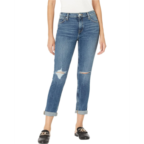 Hudson Jeans Lana Slim Boyfriend w/ Roll Hem in Tightrope