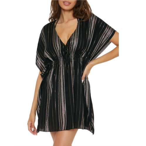 Womens BECCA Radiance Metallic Stripe Tunic