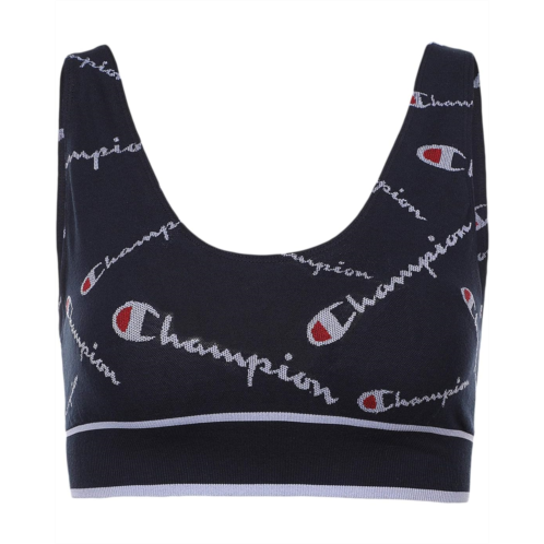 Champion Print Sweatshirt Bralette