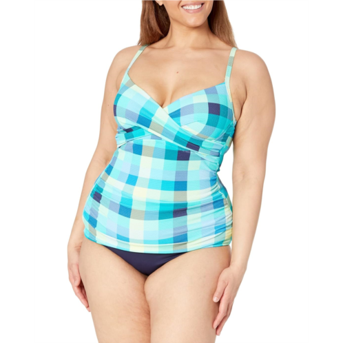 BEACH HOUSE Picnic Plaid Christa Wrap Tankini