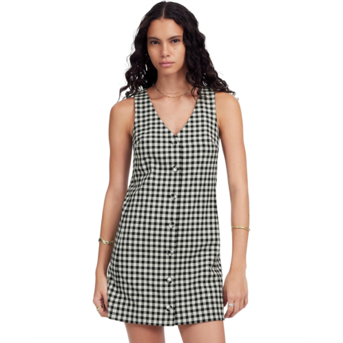 Womens Madewell Angie Dress - Gingham
