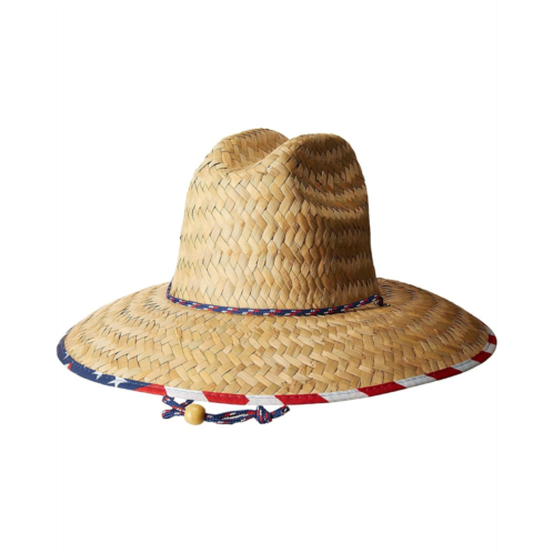 San Diego Hat Company Straw Lifeguard w/ Under Brim Print