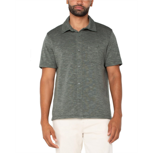 Liverpool Los Angeles Short Sleeve Button Up Shirt