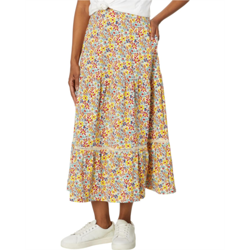 Womens Toad&Co Marigold Tiered Midi Skirt