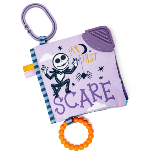 Kids Preferred Disney Nightmare Before Christmas My First Scare Jack Skellington Soft Book Baby Teething Crinkle Book with On-The-Go Clip, Crinkle Pages, and Teethers, Multicolor
