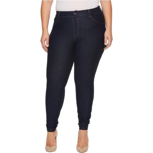 Womens HUE Plus Size Essential Denim Leggings