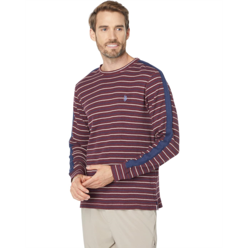 U.S. POLO ASSN. Long Sleeve Stripe Thermal Crew Neck Shirt