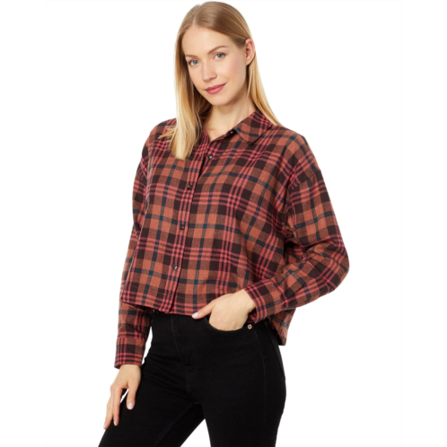 Madewell Cropped Shirt Frontier Plaid Flannel