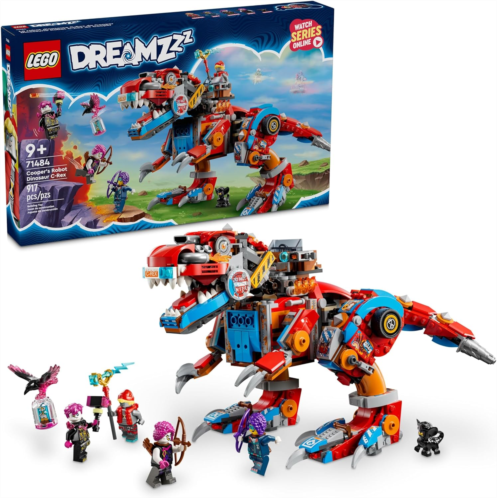 LEGO DREAMZzz Coopers Robot Dinosaur C-Rex, Rebuildable Dinosaur Toy Transforms from a Pterodactyl to a T-Rex Action Figure, Creative Gift for Boys, Girls and Kids Ages 9 and Up,