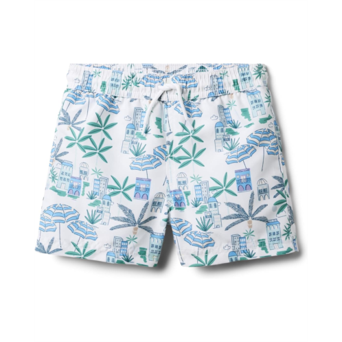 Janie and Jack Printed Swim Trunk (toddler/Little Kid/Big Kid)