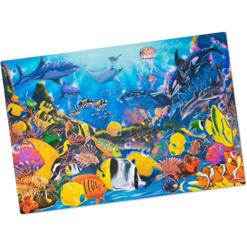 Melissa & Doug Underwater Ocean Floor Puzzle (48 pcs, 2 x 3 feet) - FSC Certified
