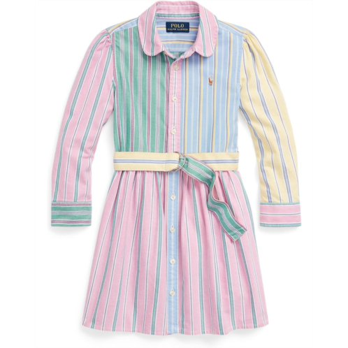 Polo Ralph Lauren Kids Belted Cotton Oxford Fun Shirtdress (Toddler/Little Kids)