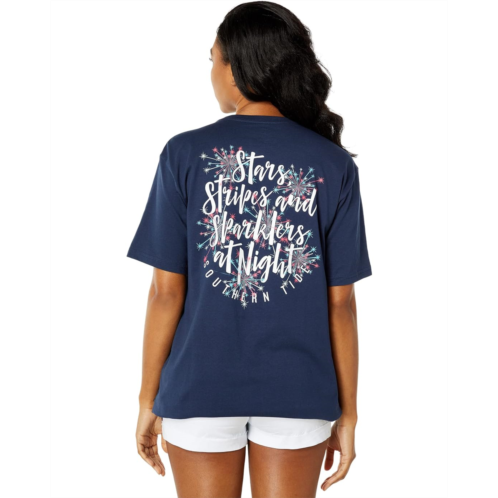 Womens Southern Tide Sparklers at Night T-Shirt