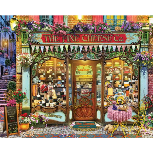 WHITE MOUNTAIN PUZZLES Wine And Cheese Shop 1000 Piece Puzzle, 1 EA