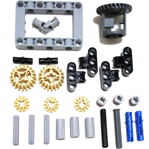LEGO Technic Differential gear box kit (gears, pins, axles, connectors) 27 pieces
