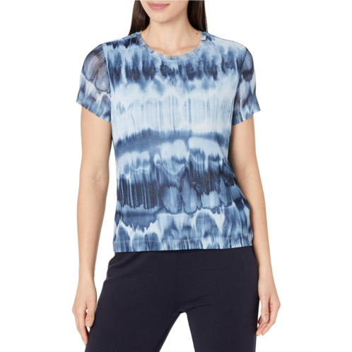 Calvin Klein Printed Mesh Short Sleeve Tee Shirt