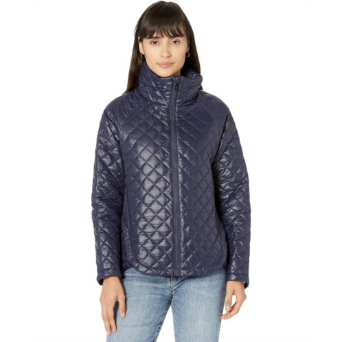 Womens Sam Edelman Hooded Quilted Mid Length