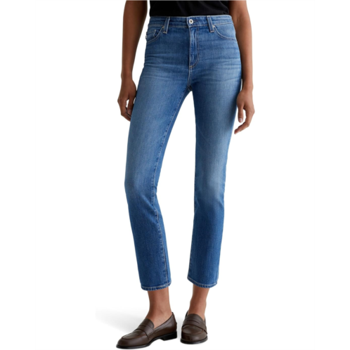 AG Jeans Mari Mid Rise Slim Straight Jeans in Runway