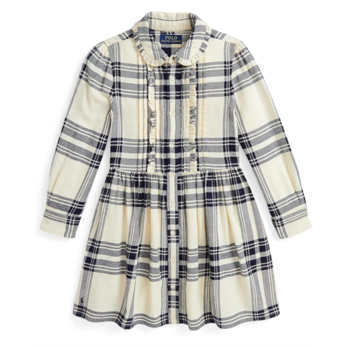 Polo Ralph Lauren Kids Plaid Cotton Twill Shirtdress (Toddler/Little Kid)