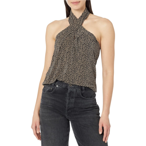 Womens MICHAEL Michael Kors Micro Giraffe Halter Neck Tank