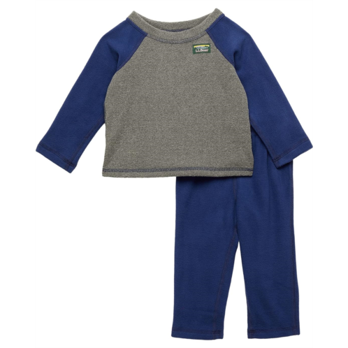 L.L.Bean Fitness Fleece Long Sleeve Tee/Pants Set Color-Block (Infant)